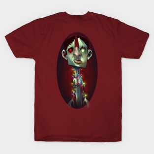 Halloween to Xmas Oval T-Shirt